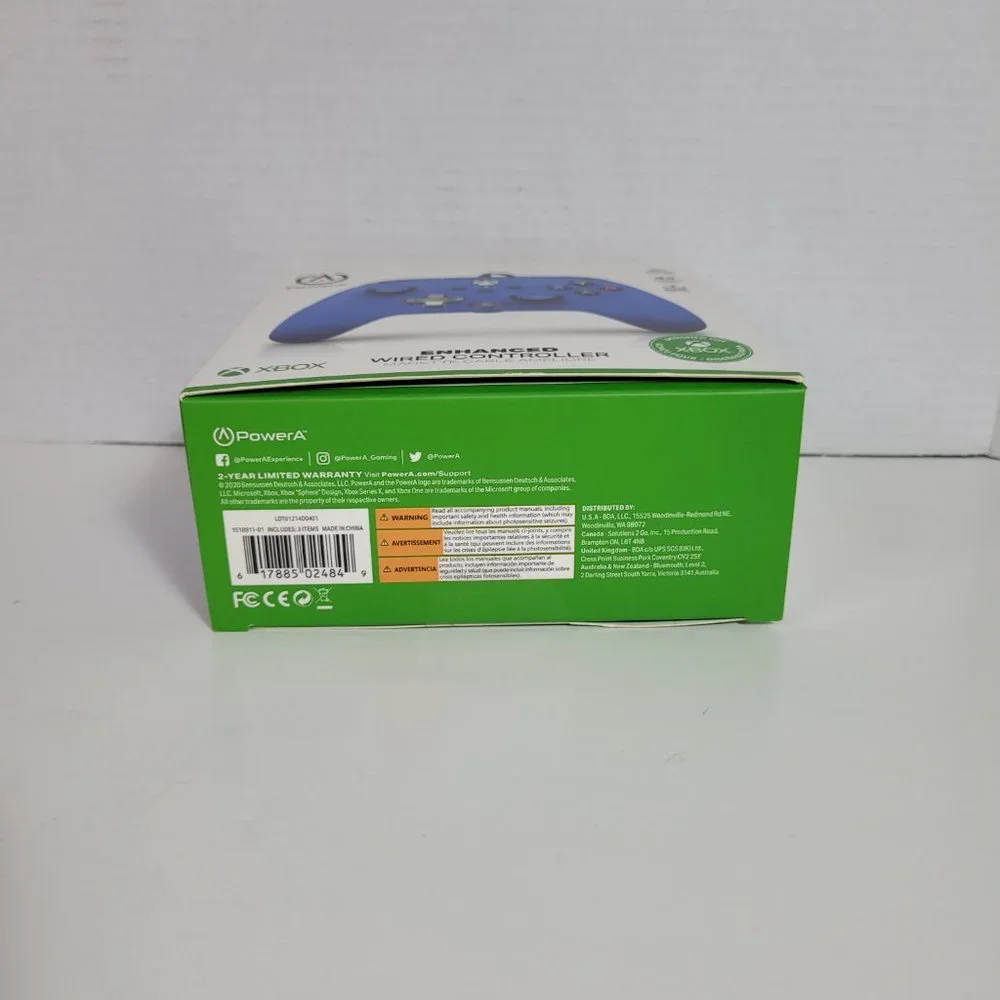 Power A Wired Controller For Xbox Series Bold Blue